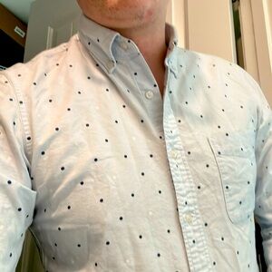 Uniqlo polka dot shirt